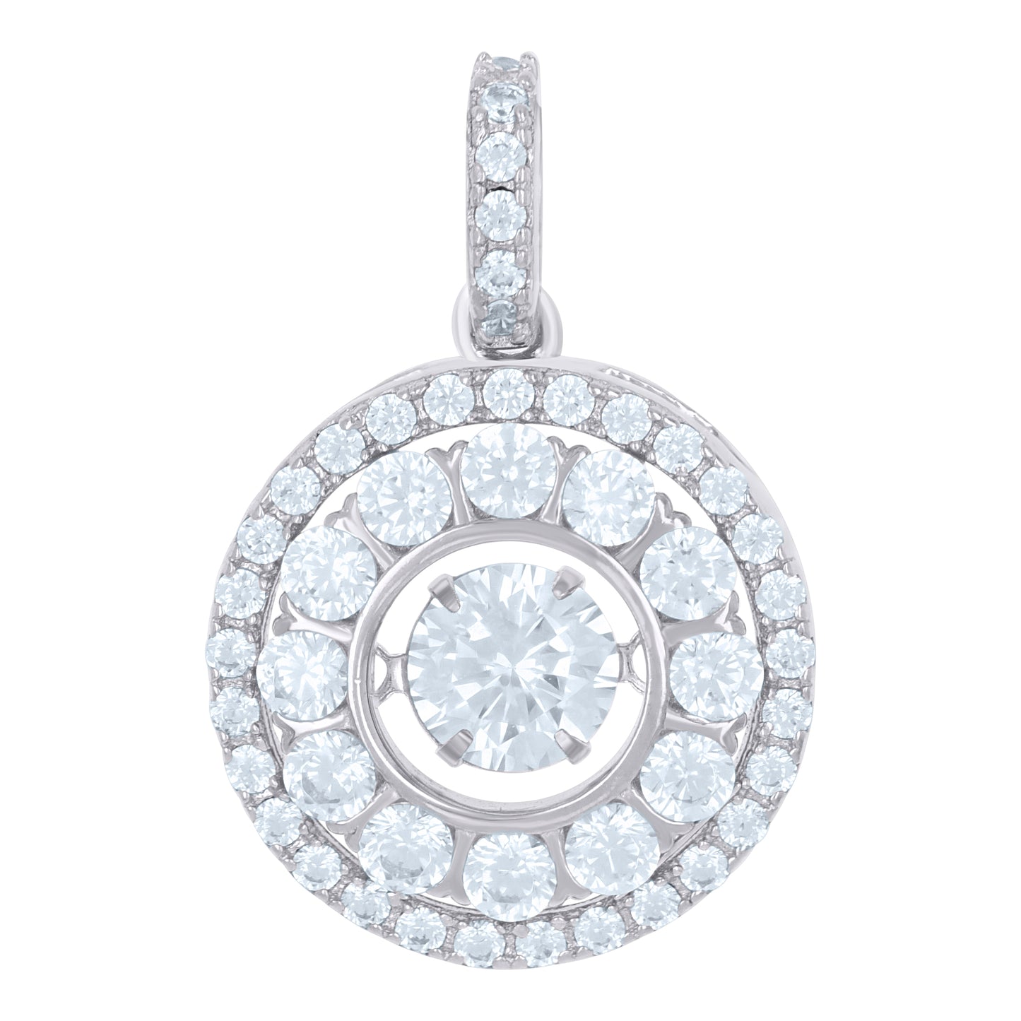 925 Sterling Silver Cz Pendant