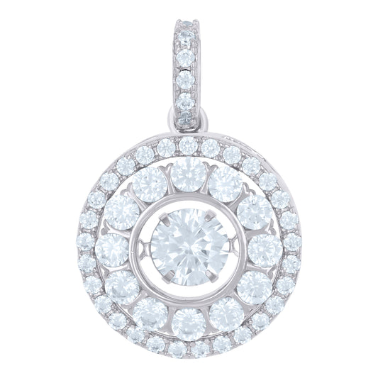 925 Sterling Silver Cz Pendant