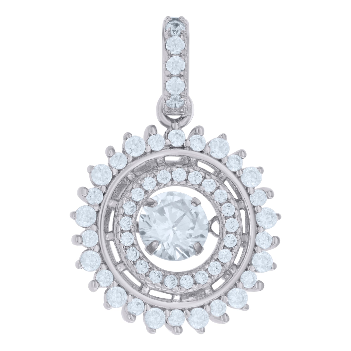 925 Sterling Silver Cz Pendant