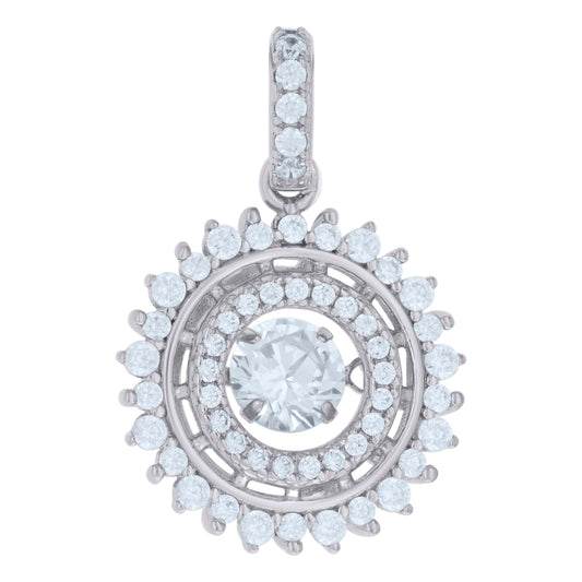 925 Sterling Silver Cz Pendant