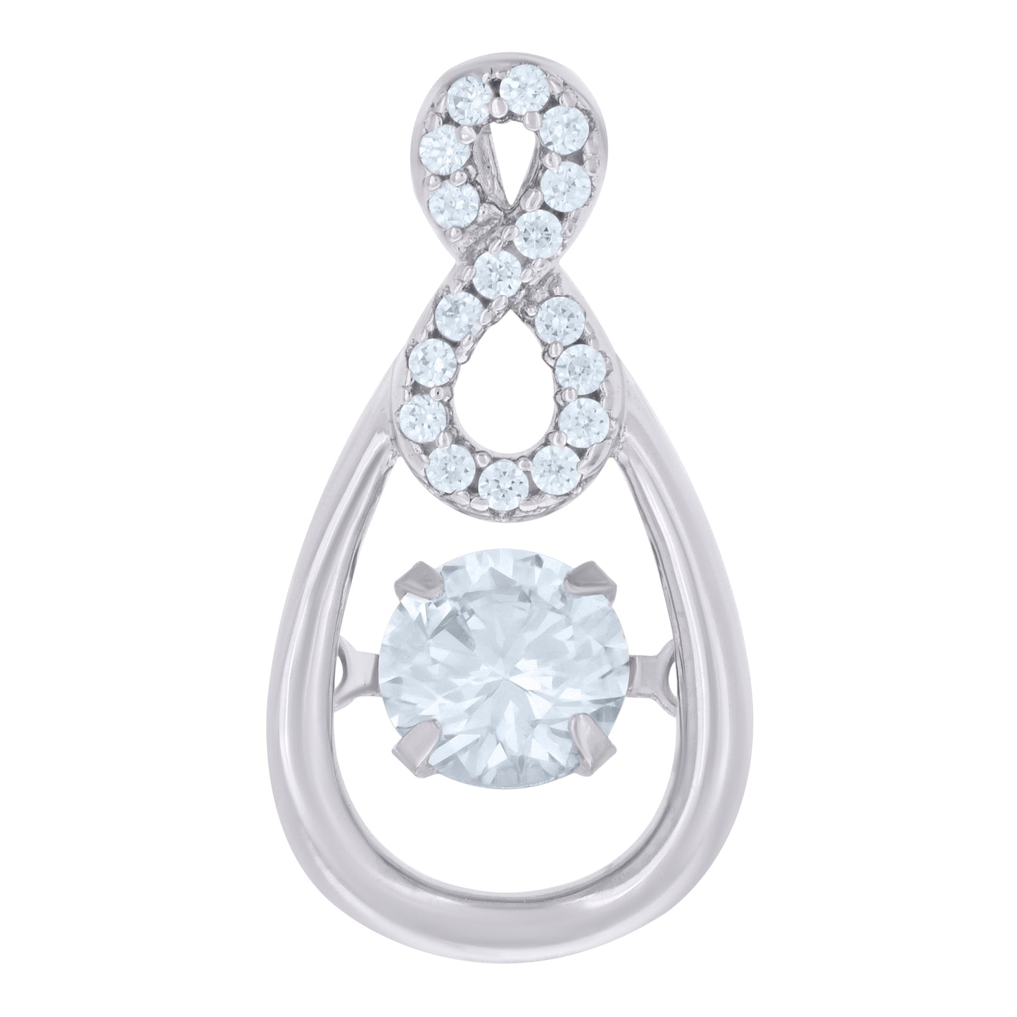 925 Sterling Silver Cz Pendant