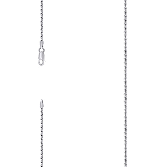 925 Silver Solid Rope Chain 2mm