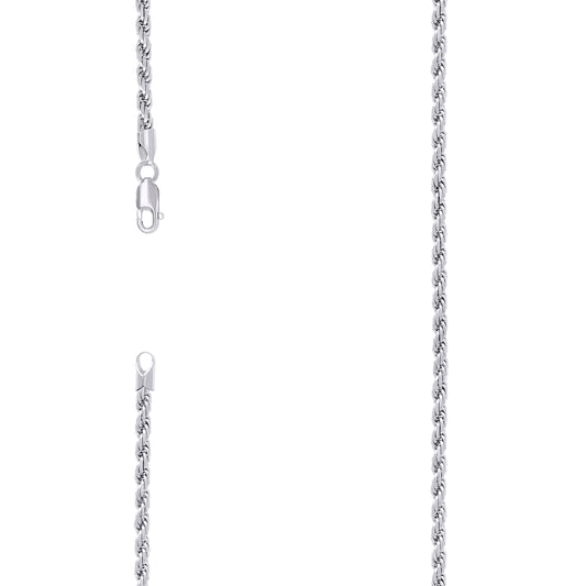 925 Silver Solid Rope Chain 3.5mm