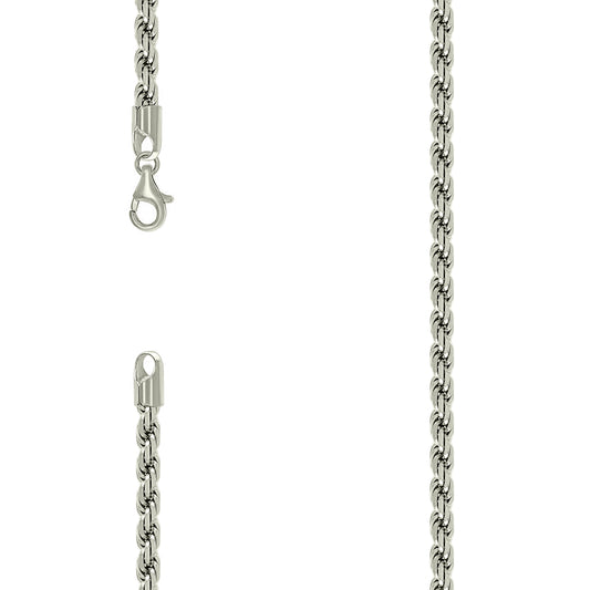 925 Silver Solid Rope Chain 4.5mm