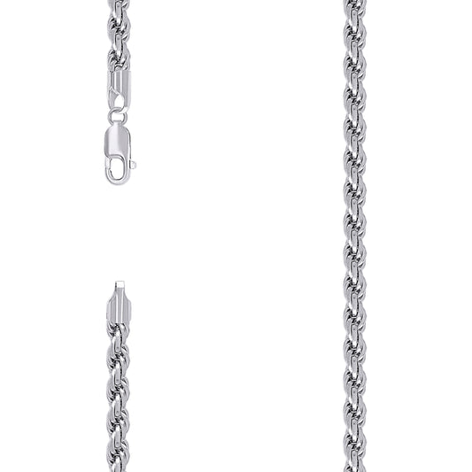 925 Silver Solid Rope Chain 5mm