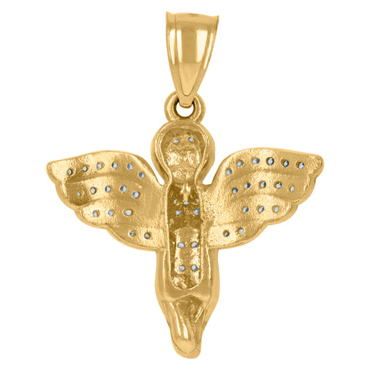 10Kt Gold Cz Pendant