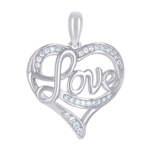 925 Sterling Silver Cz Pendant