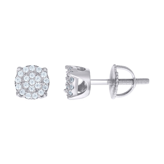 925 Sterling Silver Cz Earrings