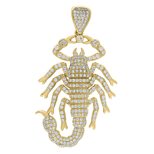 10Kt Gold Cz Pendant