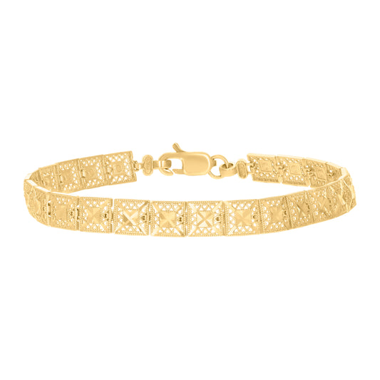 10Kt Gold 7" Bracelet