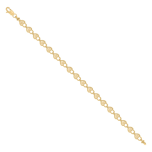 10Kt Gold 8" Bracelet