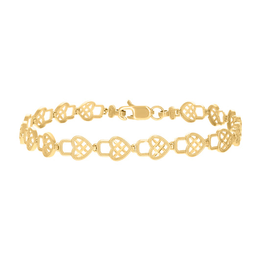 10Kt Gold 8" Bracelet
