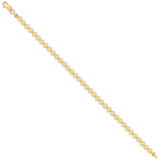 10Kt Gold Bracelet 7"