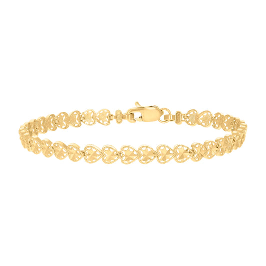 10Kt Gold Bracelet 7"