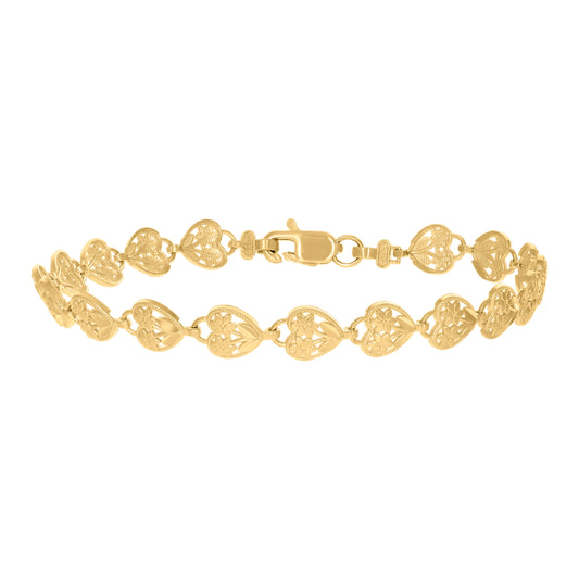 10Kt Gold 8" Bracelet