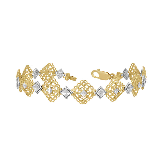 10Kt Gold 7" Bracelet