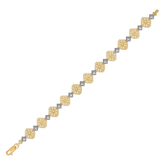 10Kt Gold 8" Bracelet