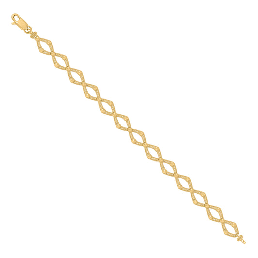 10Kt Gold 8" Bracelet
