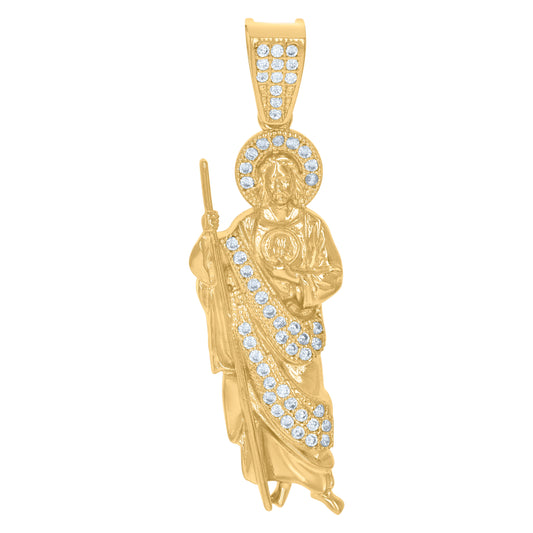 10Kt Gold Cz Pendant