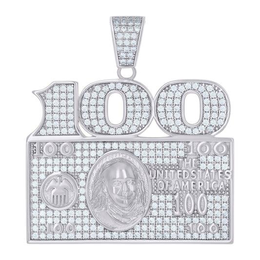 925 Sterling Silver Cz Pendant