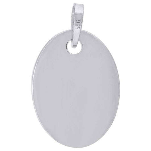 925-Silver Oval Pendant