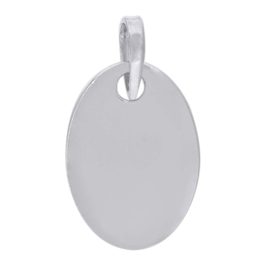 925-Silver Oval Pendant
