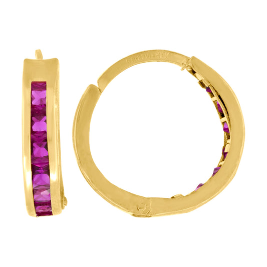 10Kt Gold Hoop Earrings