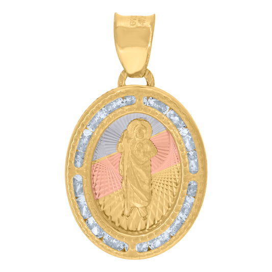 14Kt Gold Cz Pendant