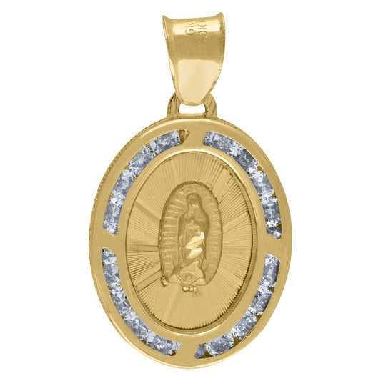 14Kt Gold Cz Pendant