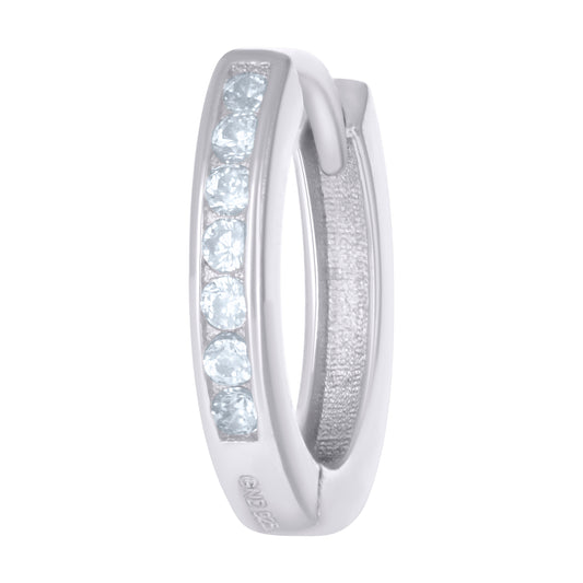 925 Sterling Silver &Cz Earring
