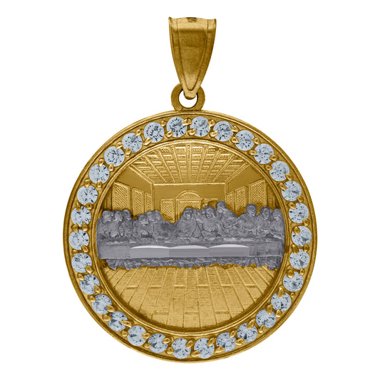 10Kt Cz Gold Pendant