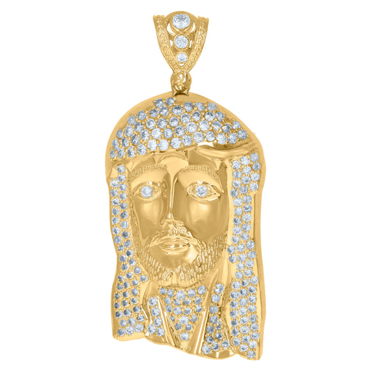 10Kt Gold Cz Pendant