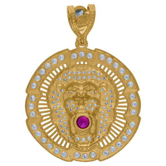 10Kt Gold Cz Pendant