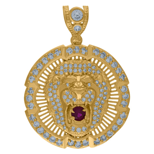 10Kt Gold Cz Pendant