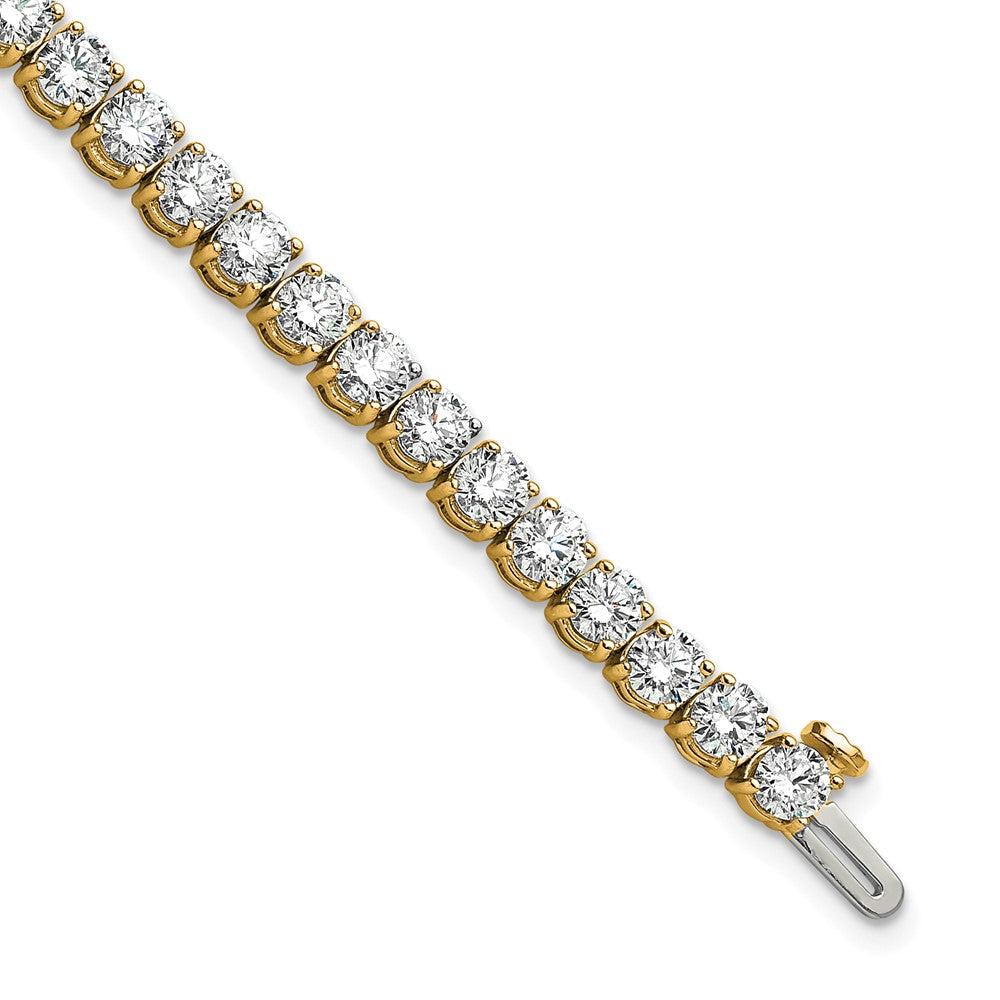 14k 9ct Lab Grown Diamond VS/SI+ G+ Complete Tennis Bracelet