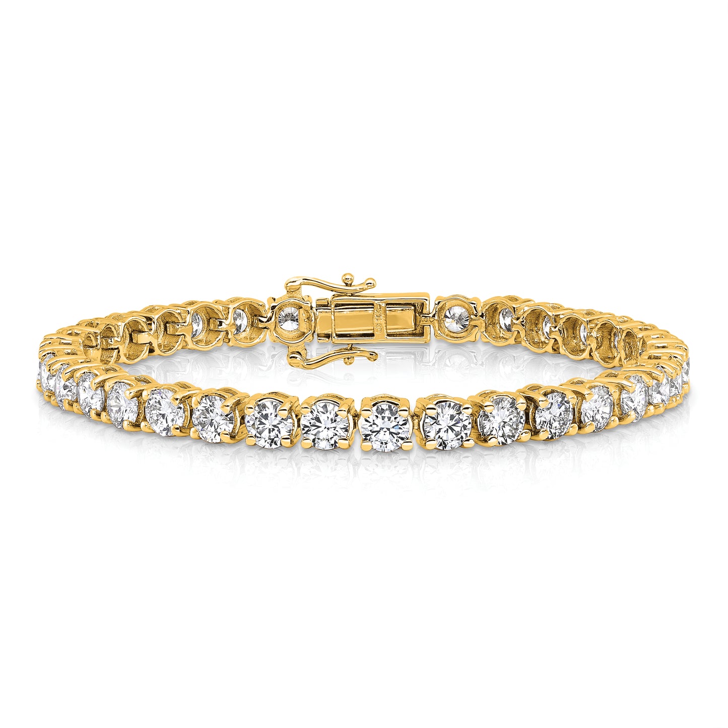 14K VS/SI+ G+ Lab Grown Diamond Tennis Bracelet