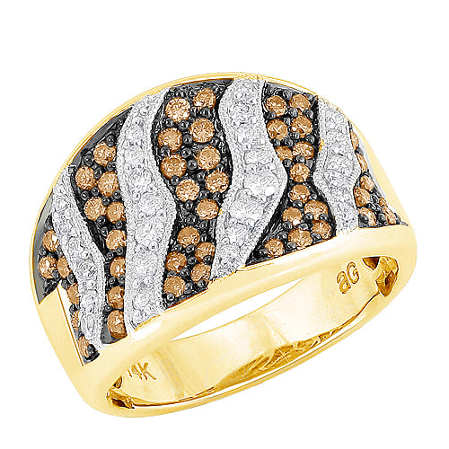 10KY 1.00CTW CHAMPAGNE DIA FANCY RING