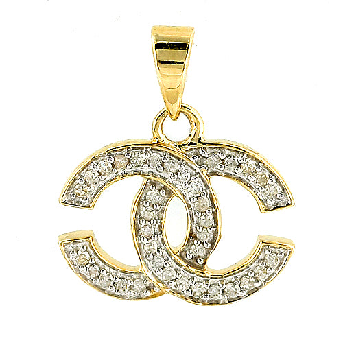 10KY 0.15CTW DIAMOND FANCY PENDANT