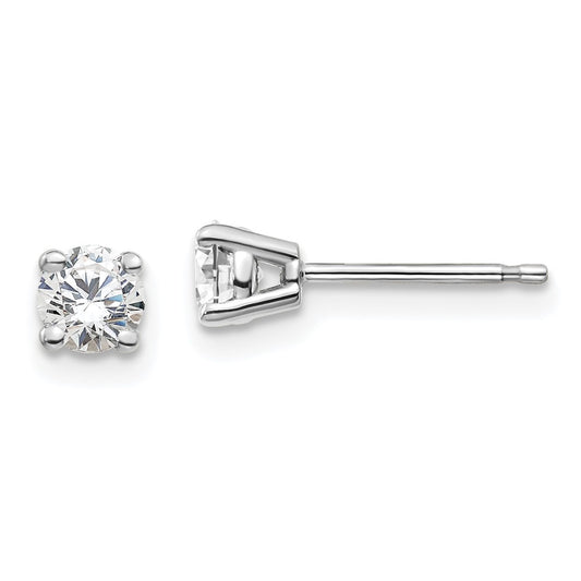 14kw 1/2ct Lab Grown Diamond VS/SI+ G+ Round Comp Heavyweight Earrings