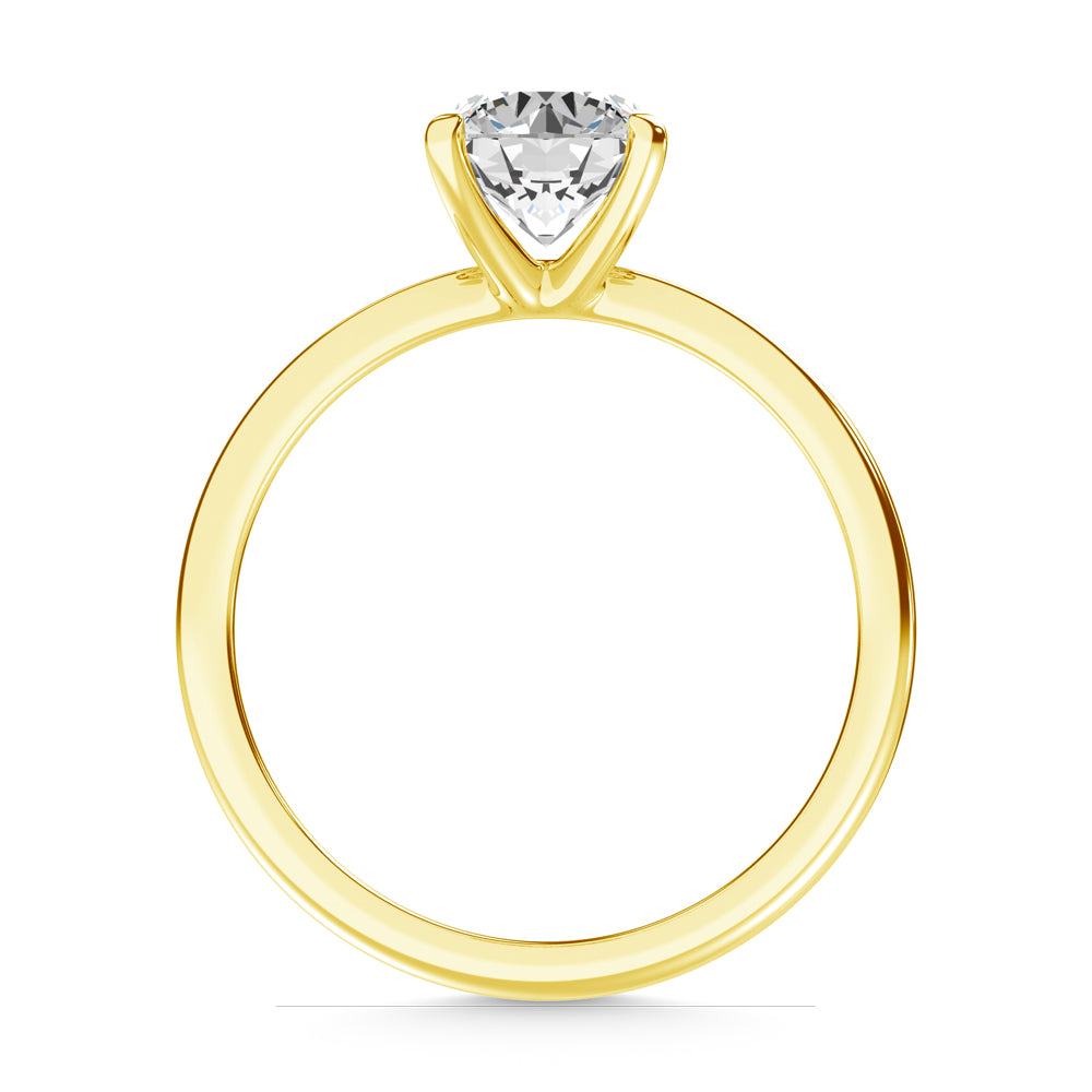 14K Yellow Gold Lab Grown Diamond 1 Ct.Tw. Starlab Certified VS F+ Solitaire Pendant (Available in 0.50ct to 2ct)