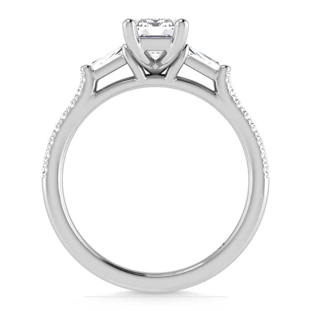 10K White Gold Lab Grown Diamond 1 1/4 Ct.Tw. Engagement Ring
