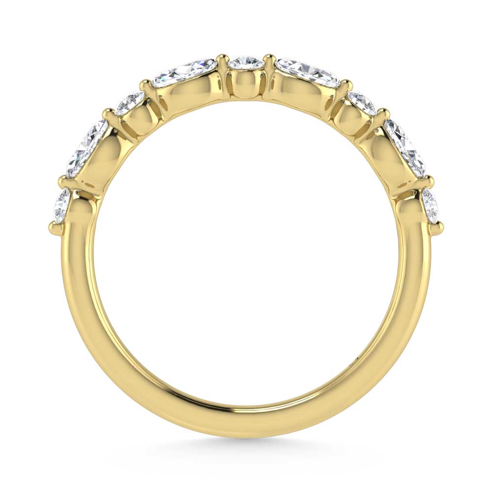 14K Yellow Gold Lab Grown Diamond 1/3 Ct.Tw. Band