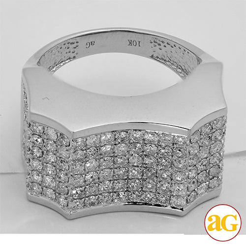 10KW 3.00CTW DIAMOND MENS RING