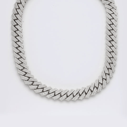 10KW 60.71CTW DIAMOND SQUARE LINK MIAMI CUBAN