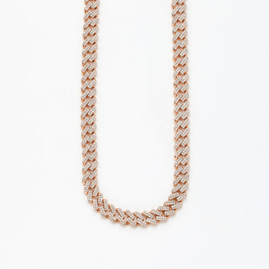 10KR 11.85CW DIAMOND SQUARE LINK MIAMI CUBAN CHAIN