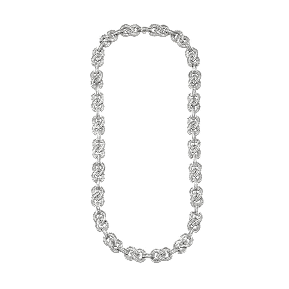 10KW 23.00CTW BAGUETTE DIAMOND -INFINITY MENS