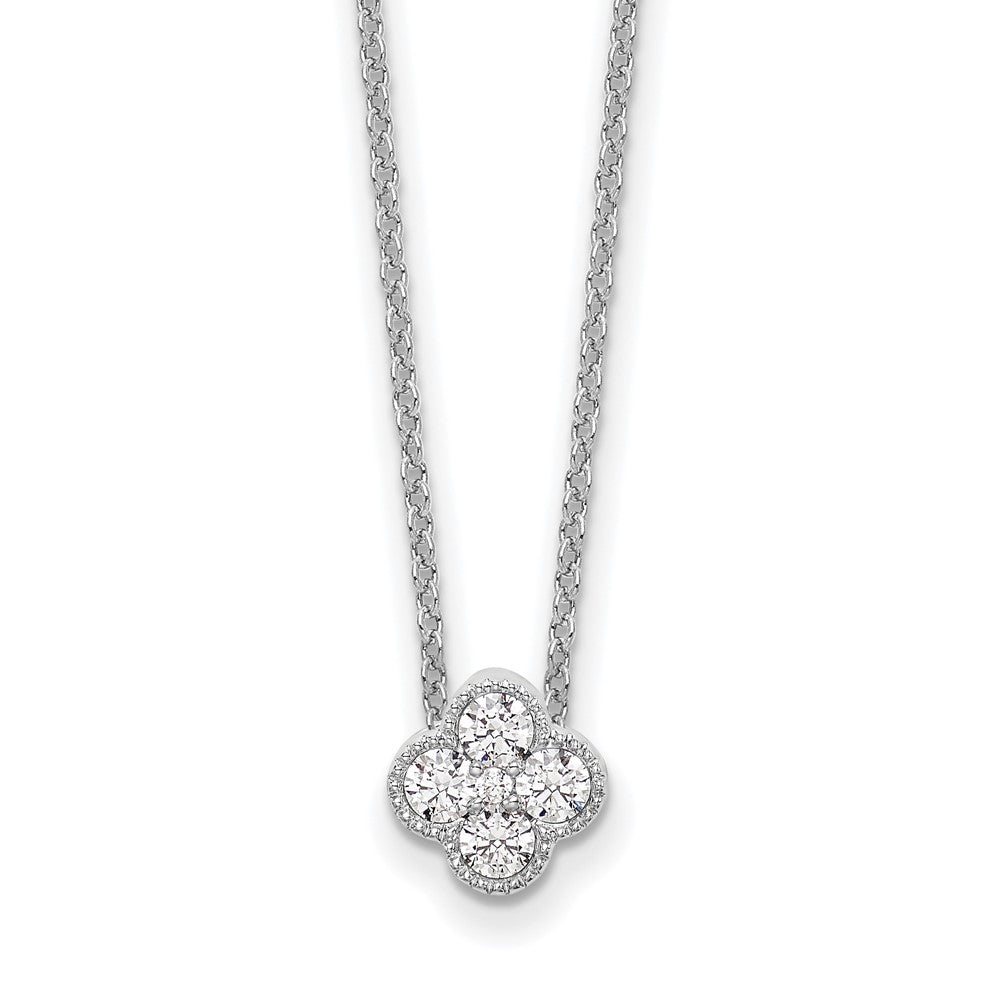 10kw 1/4ct Lab Grown Diamond VS/SI+ G+ Comp 18in Bloom Necklace