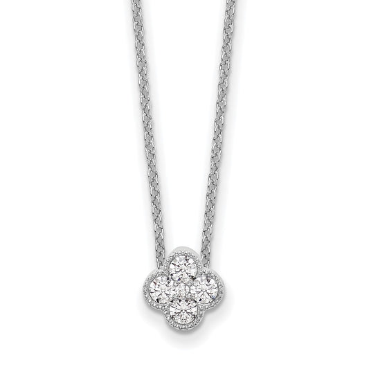 10kw 1/4ct Lab Grown Diamond VS/SI+ G+ Comp 18in Bloom Necklace