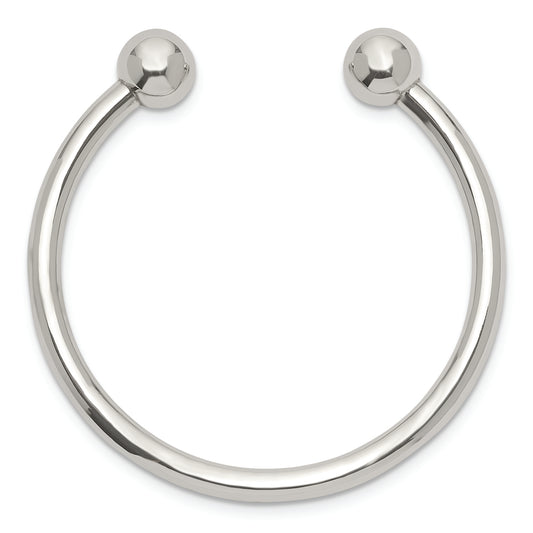Sterling Silver Polished Baby Cuff Bangle Bracelet