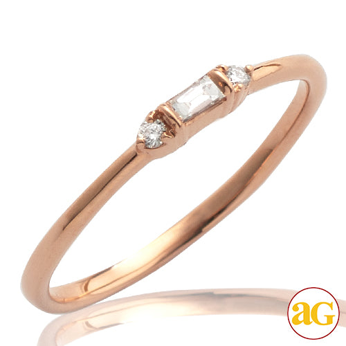 14KR 0.09CTW DIAMOND 3-STONE RING